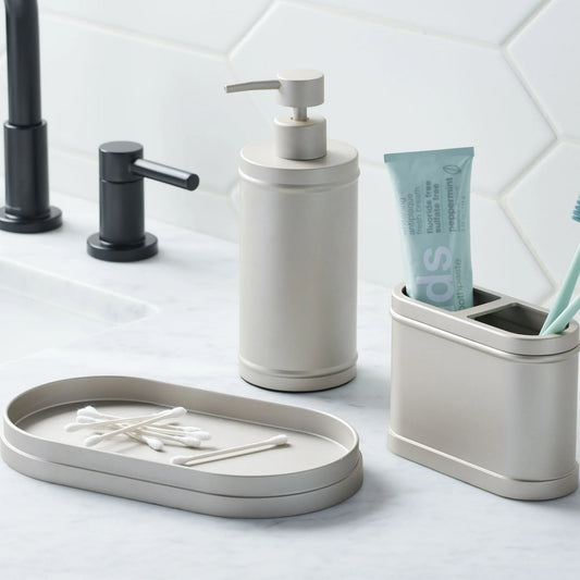 Better Homes & Gardens Satin Nickel Metal Toothbrush Holder